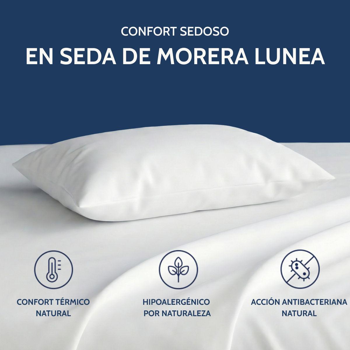 Funda de Almohada LUNEA - Seda de Morera